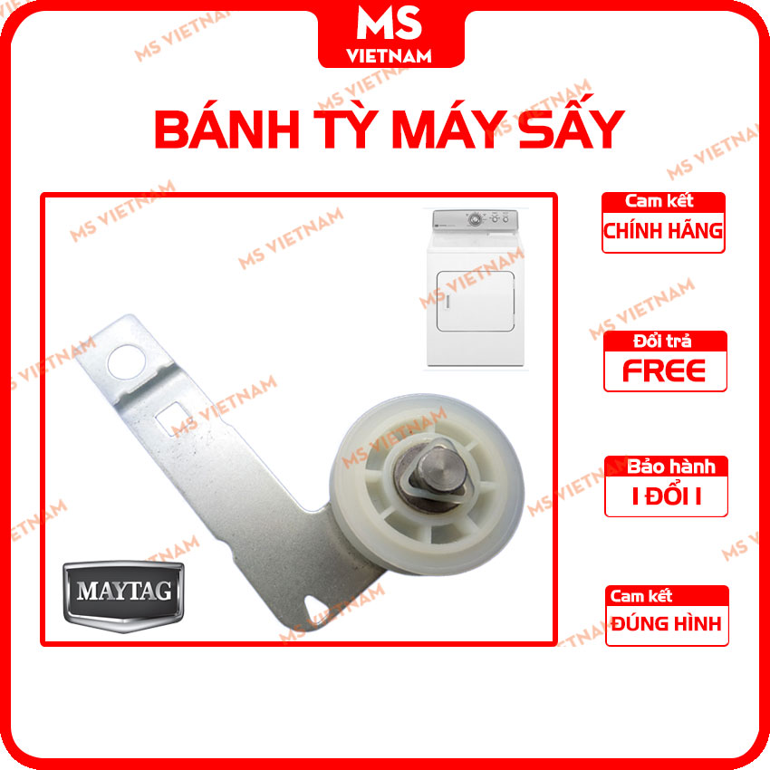 Bánh tỳ máy sấy maytag 3lmedc300yw -chính hãng - ms vietnam