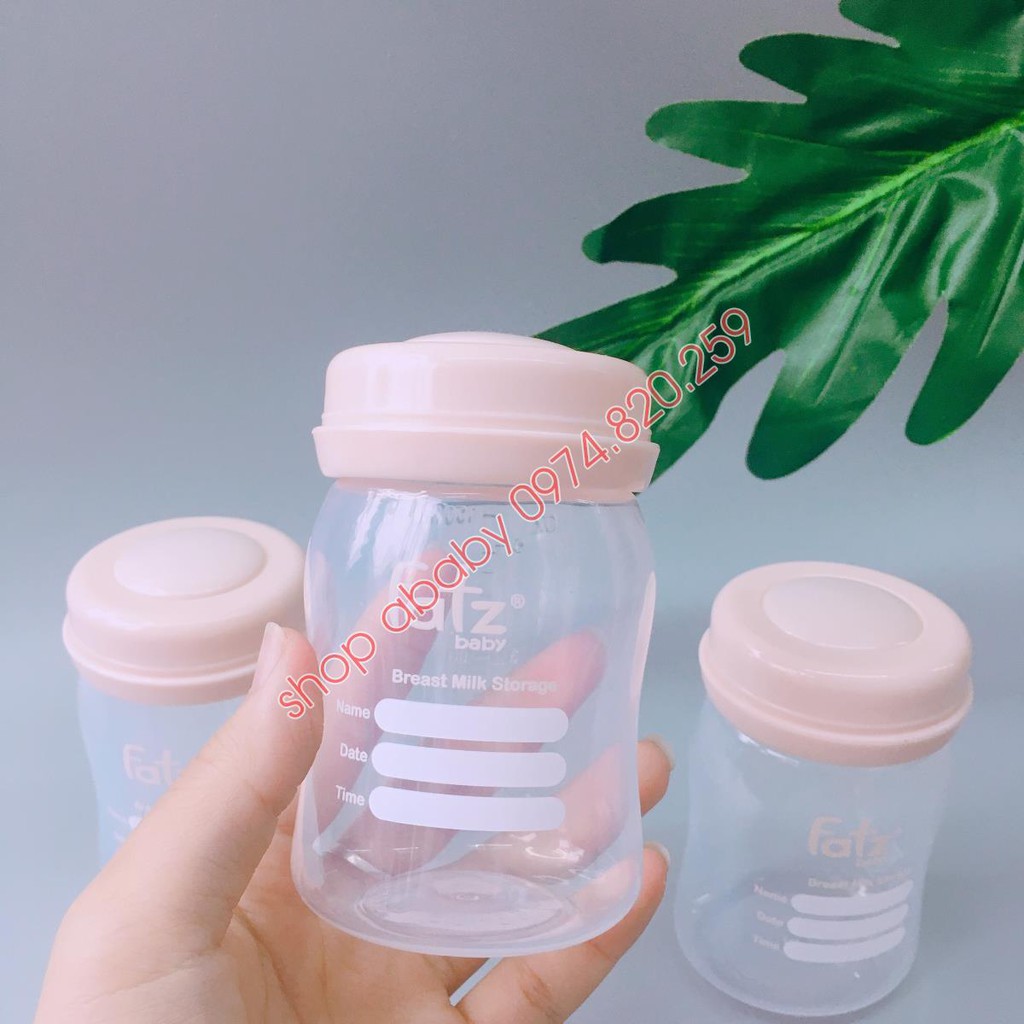 Bộ 3 bình đựng trữ sữa Fatz baby Hàn Quốc - Dung tích 150ml