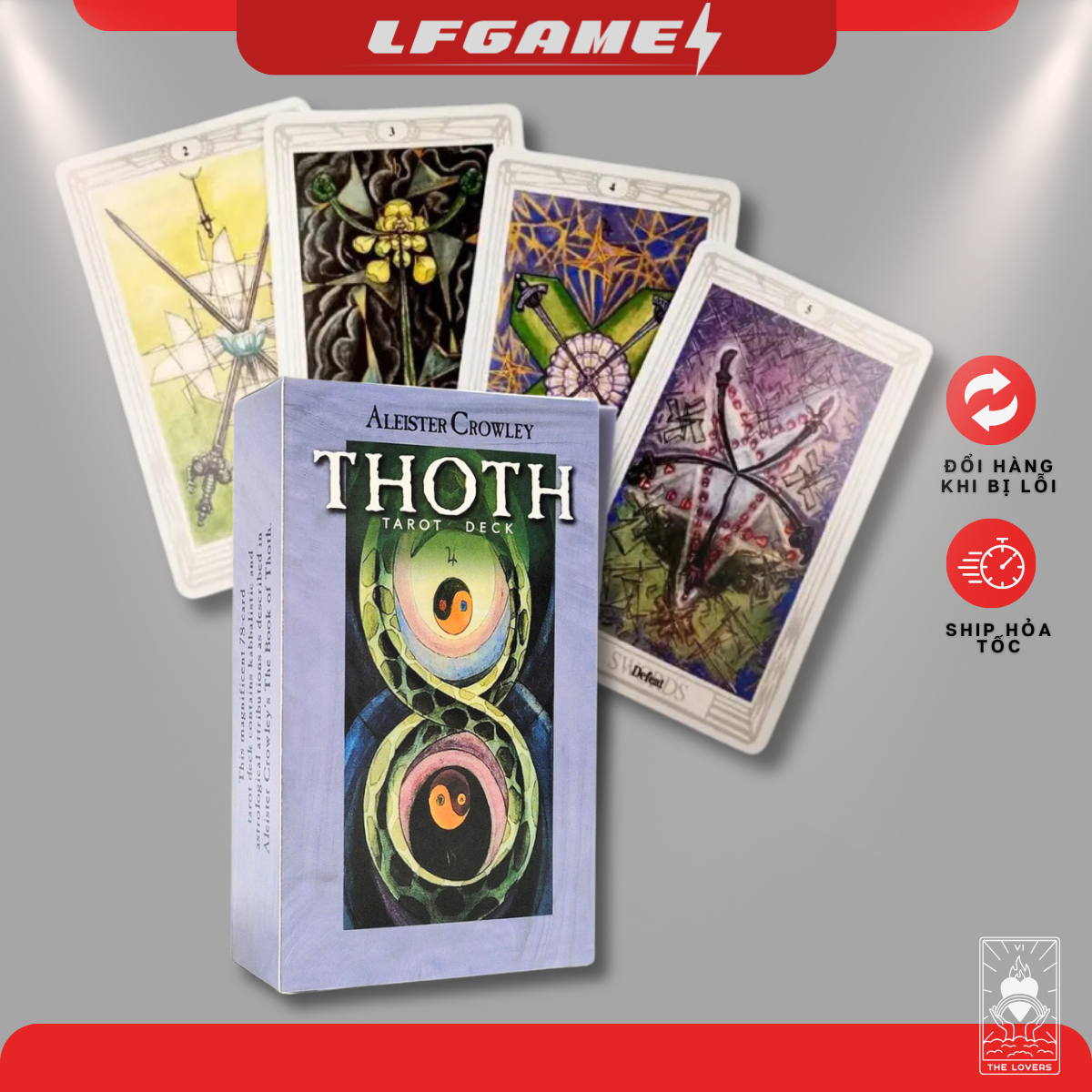 Bộ bài tarot aleister crowley thoth tarot deck bói bài tarot oracle