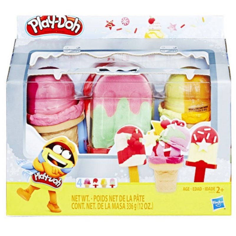 ❉♠  [ CAO CẤP - KHUYẾN MÃI ] Bộ Đất Nặng Làm Kem Play Doh -  E6642