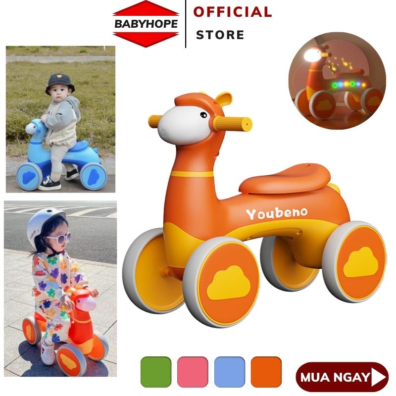 Xe chòi chân cho bé 1-3 tuổi tập đi thăng bằng có nhạc và đèn led mẫu mới nhất 2022 babyhope