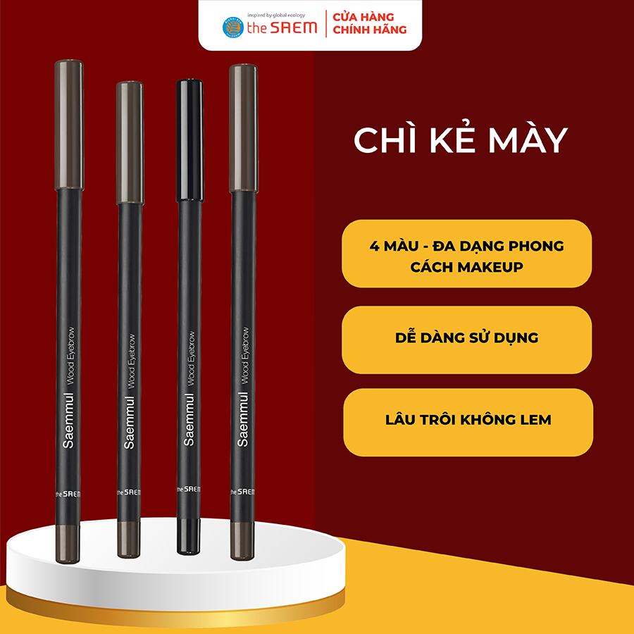 Bút Chì Kẻ Mày the SAEM Saemmul Wood Eyebrow 1.8g