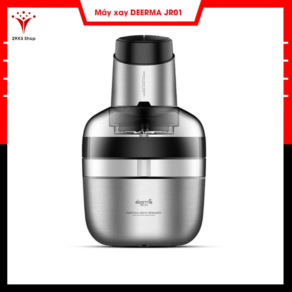 Máy xay thịt bằng thép không gỉ Deerma DEM JR01 - Máy xay nguyên liệu làm bếp - Bảo hành 6 tháng