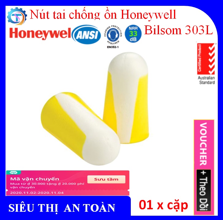 Nút tai chống ồn Honeywell Bilsom 303L cao cấp - Hàng Chính Hãng