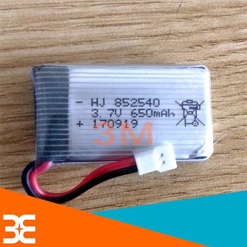 Pin lithium 3.7v 650mah 852540 25c