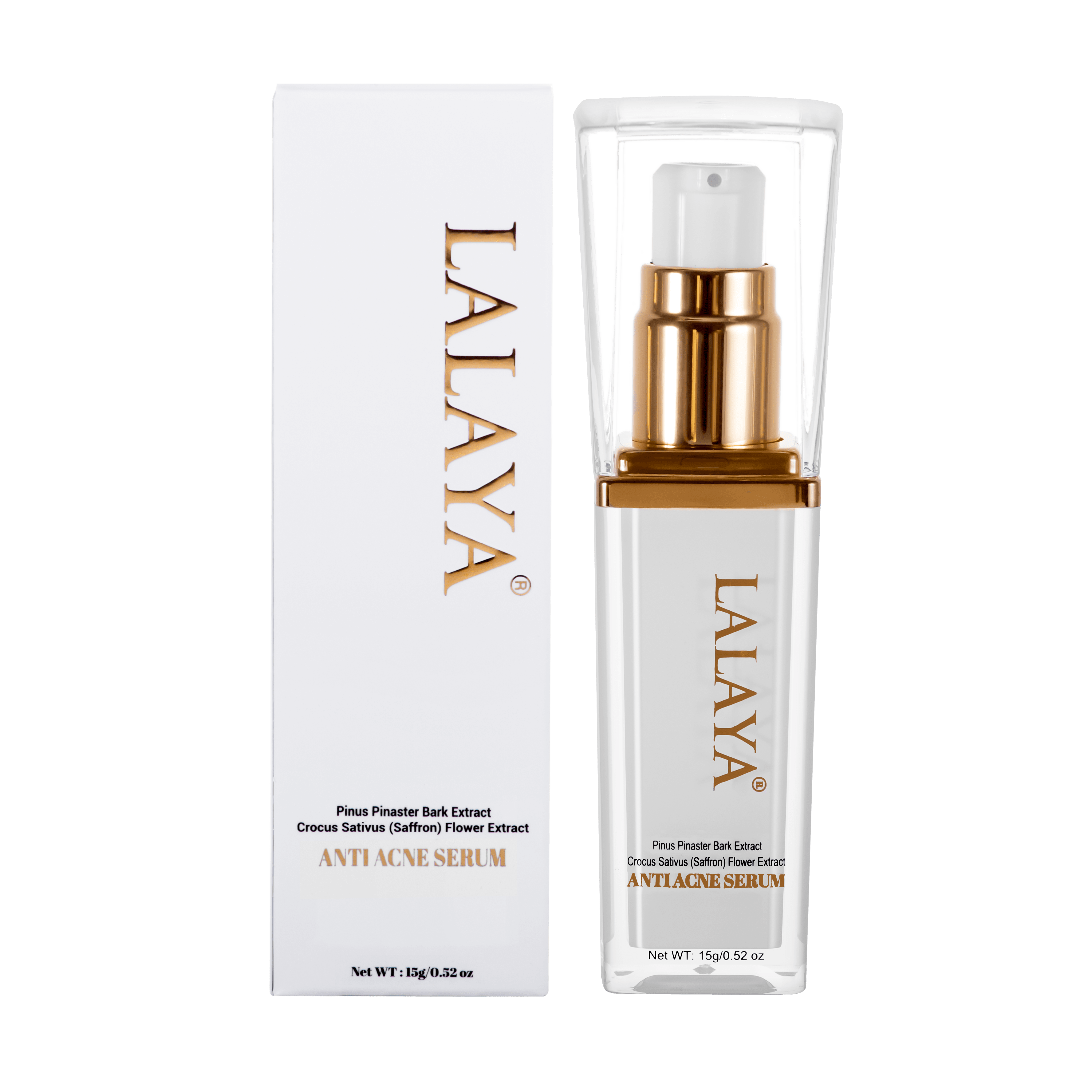 Serum trị mụn mờ vết thâm - ngăn ngừa mụn ẩn và mụn đầu đen lalaya anti acne serum 15g