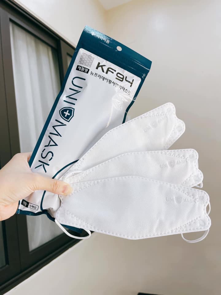 Set 50c khẩu trang 4 Lớp KF94 Unimask Chống Bụi Kháng Khuẩn Hàng Cao Cấp