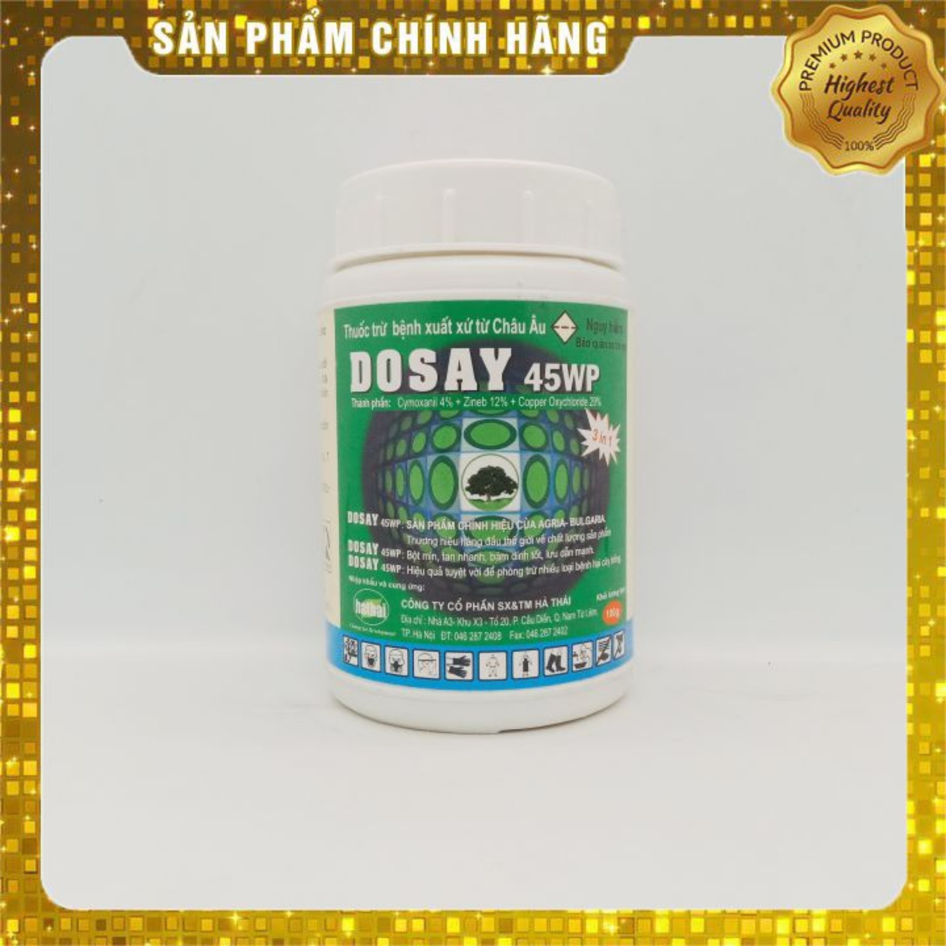 Thuốc trừ bệnh gốc đồng cho cây DOSAY 45WP (500g) nhập khẩu từ Châu Âu