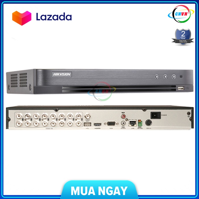 Đầu ghi hình hd-tvi 16 kênh hikvision ds-7216hqhi-k1 - công nghệ việt nam