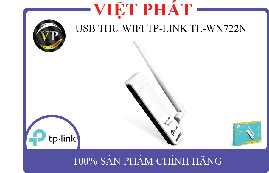 Usb thu wifi tp-link tl-wn722n