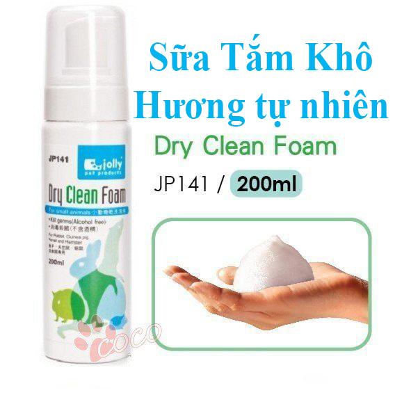 Sữa Tắm Khô Cho Hamster và Thỏ