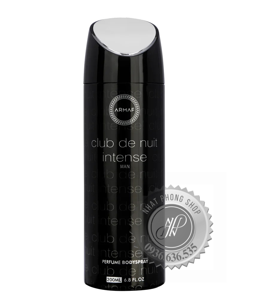 Xịt Khử Mùi Nam Armaf Club De Nuit Body Spray For Men 200ml