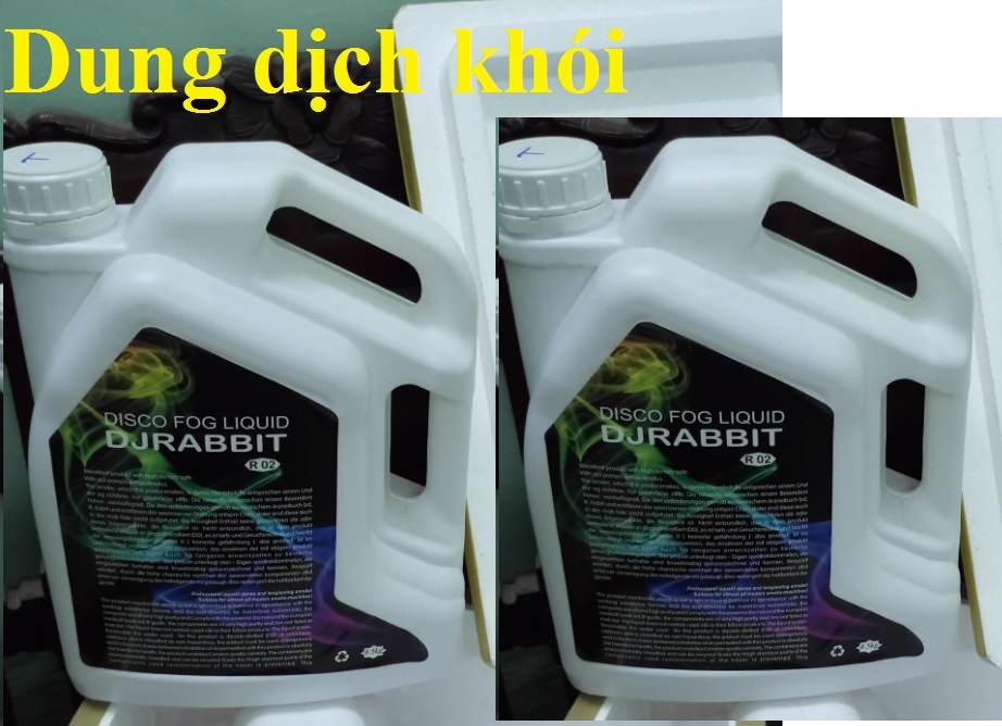 Combo Dung dịch khói không mùi 2 can 5lit nước khói DJ grabit nguyên liệu tạo khói DJGrabit
