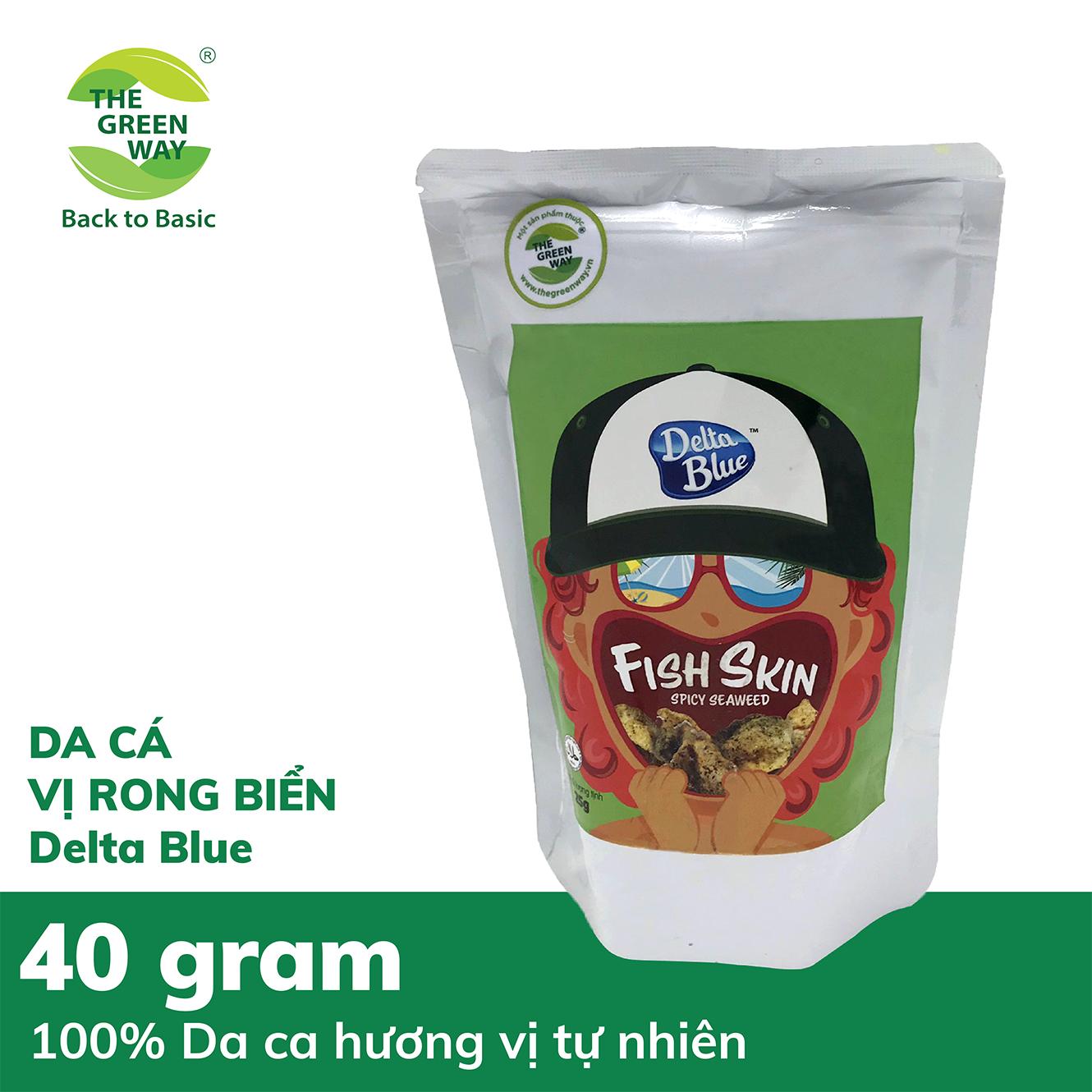 Da ca vị rong biển - delta blue 40gr/1 túi
