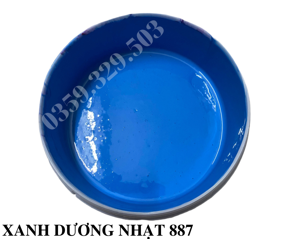 Sơn màu xanh dương nhạt 887 ngoại thất