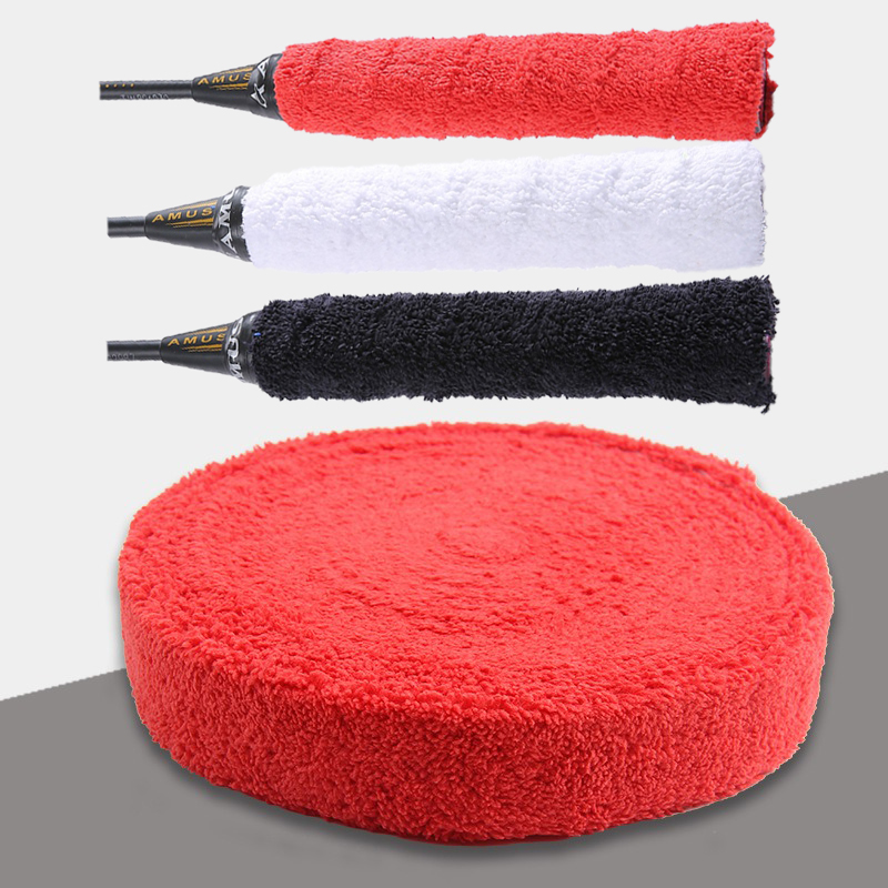 Quấn cán vợt cầu lông, quấn cán vợt vải bảo vệ cốt vợt, êm tay thấm hút mồ hôi cuốn cán vợt