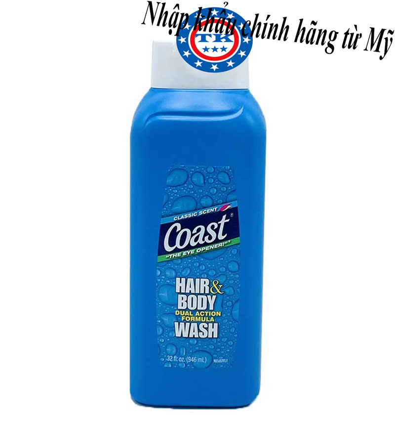 Sữa tắm gội coast classic scent 946ml - mỹ