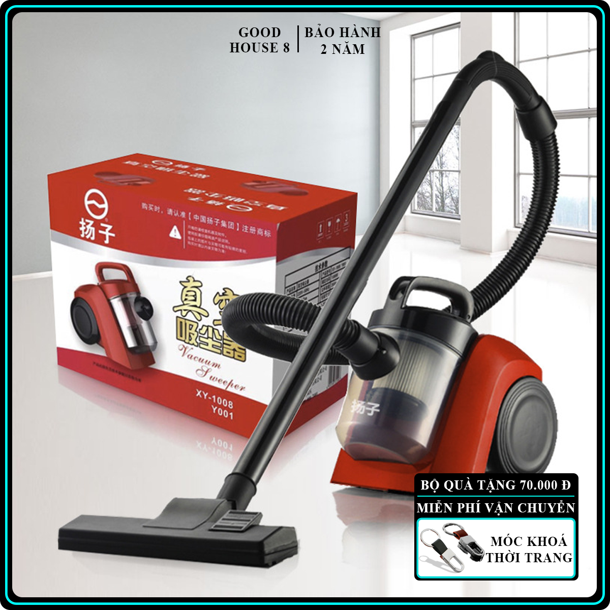 Máy hút bụi gia đình công suất 1000W, Máy hút bụi cầm tay đa năng với  phạm vi làm việc rộng. Bảo hành 2 năm, lỗi đổi mới trong 7 ngày.