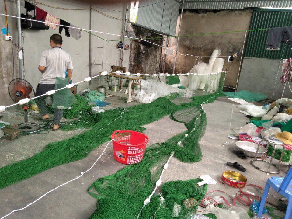 Lưới vét cá - lưới vét áo cao 2 m dài 10 m đuôi 6 m