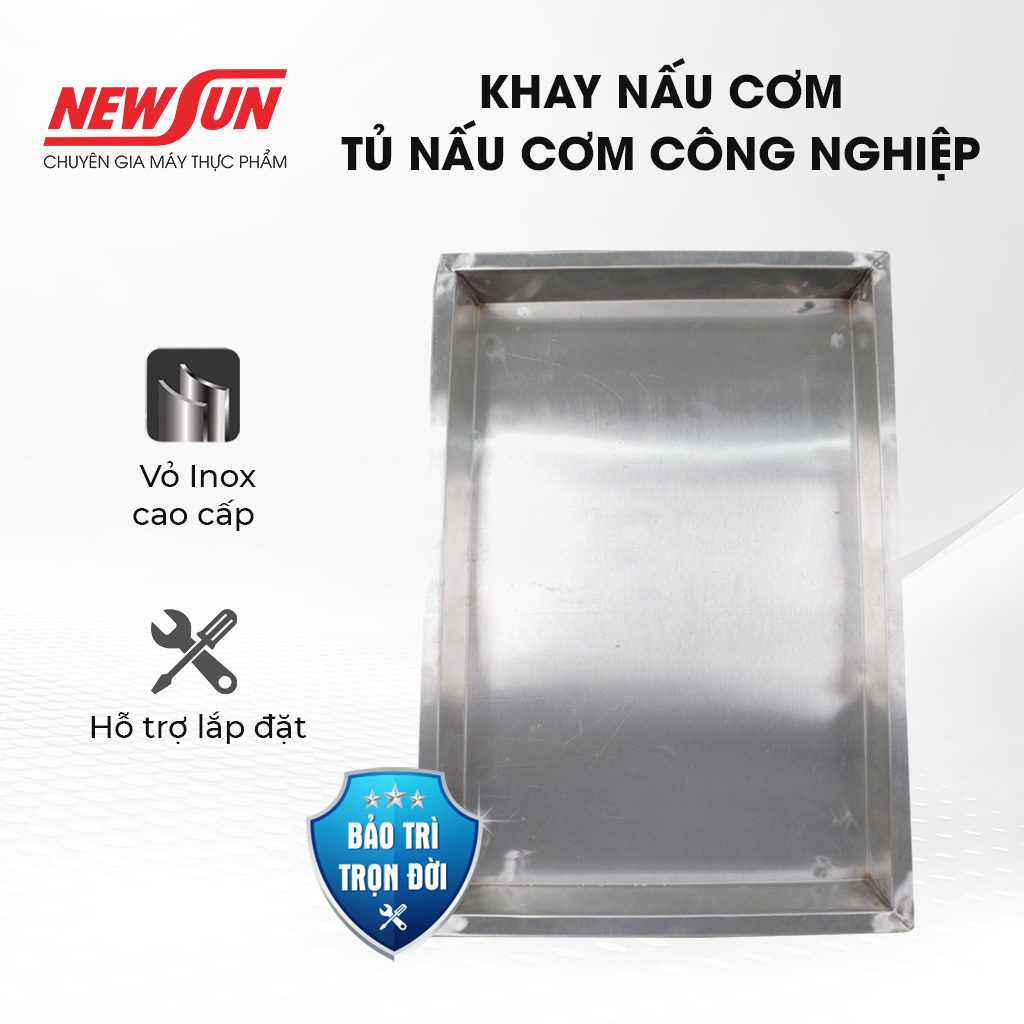Khay nấu, hấp cơm dùng cho tủ nấu cơm công nghiệp Newsun