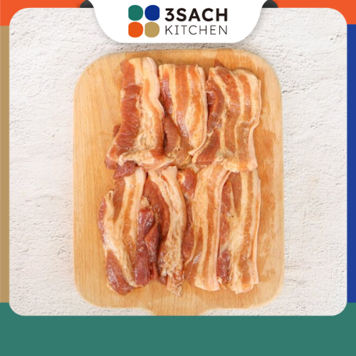 [Chỉ Giao HCM] [RTC] Ba Rọi Heo Cắt Lát Ướp BBQ (Túi 300G)