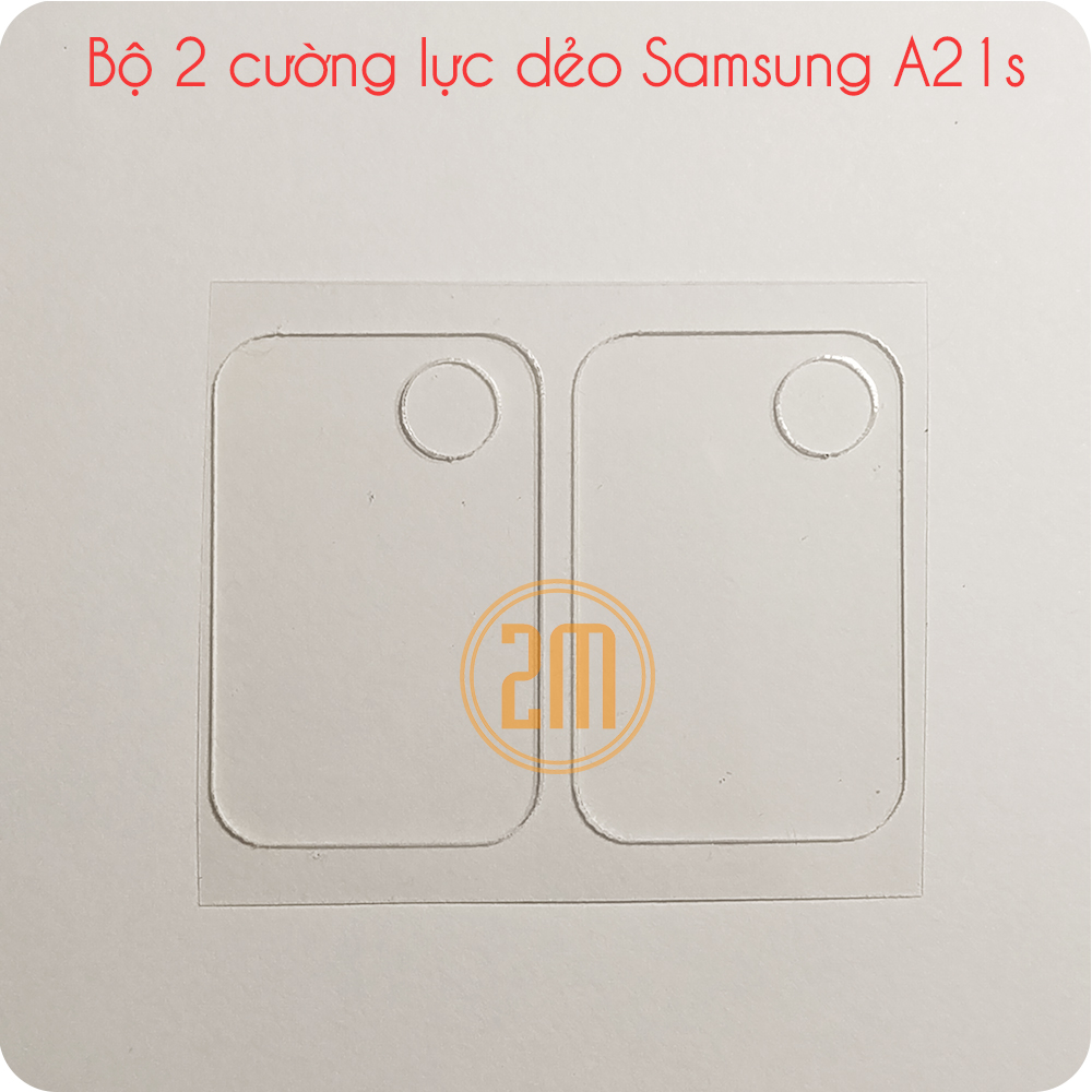 [HCM]Bộ 2 cường lực camera Samsung A21s dẻo mỏng 0.2mm