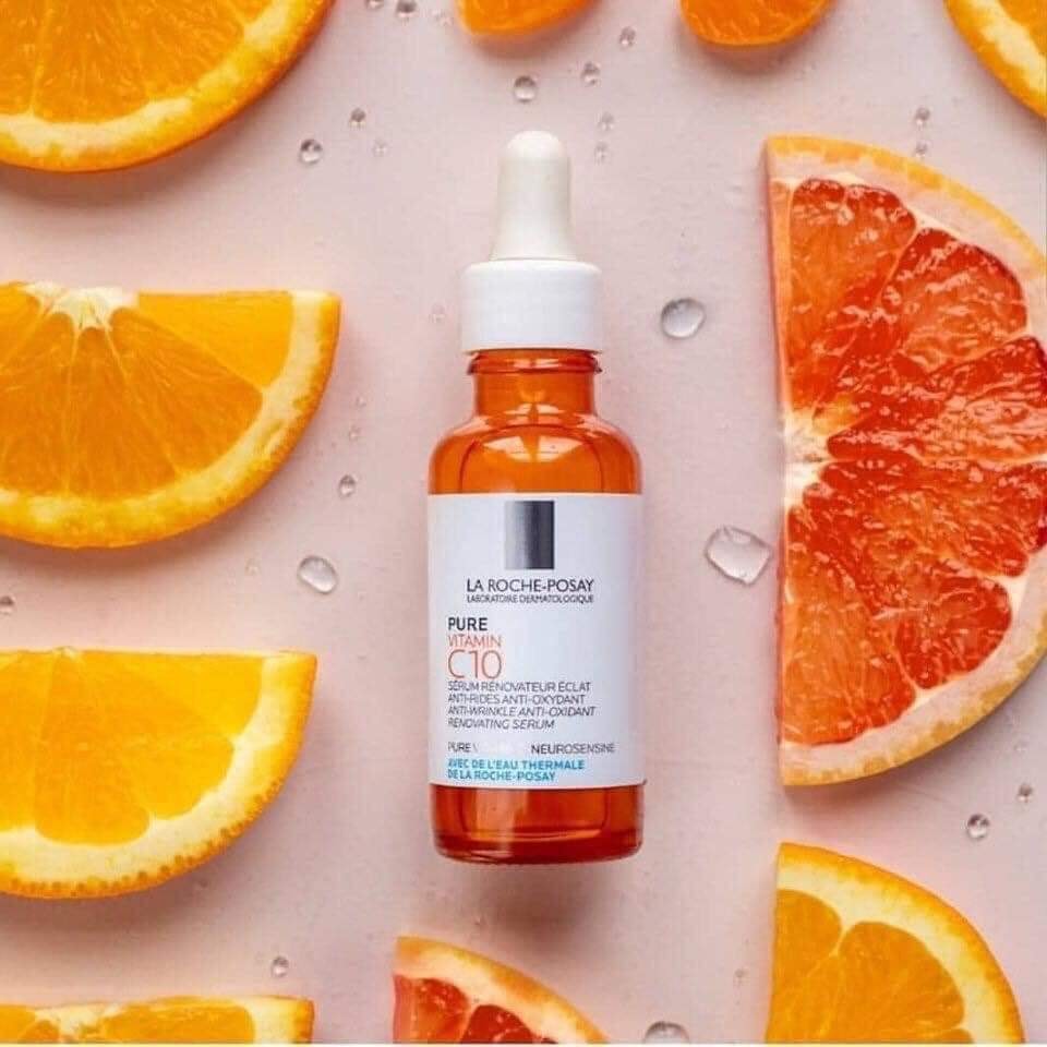 Serum dưỡng trắng mờ thâm La Roche Posay Vitamin C10