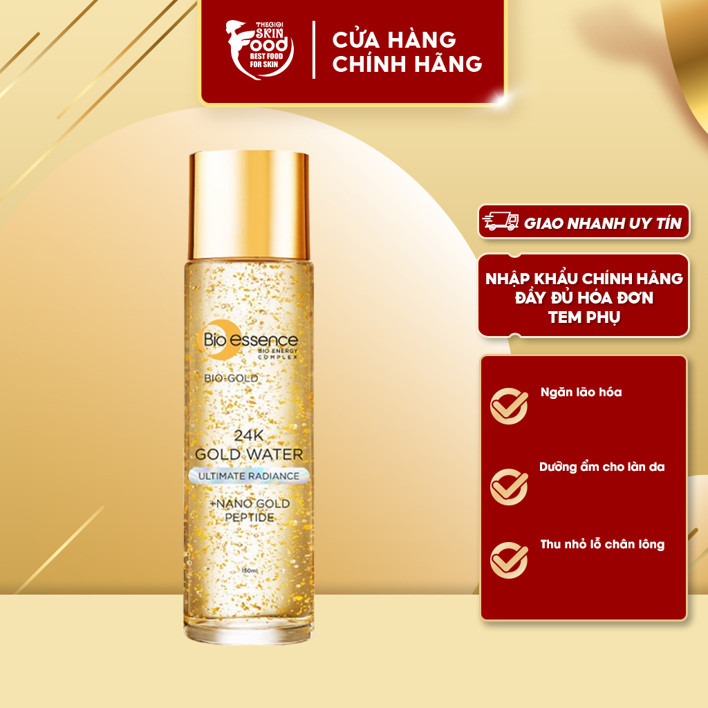Nước Dưỡng Ngừa Lão Hóa Tinh Chất Vàng Bio-essence Bio-Gold Gold Water