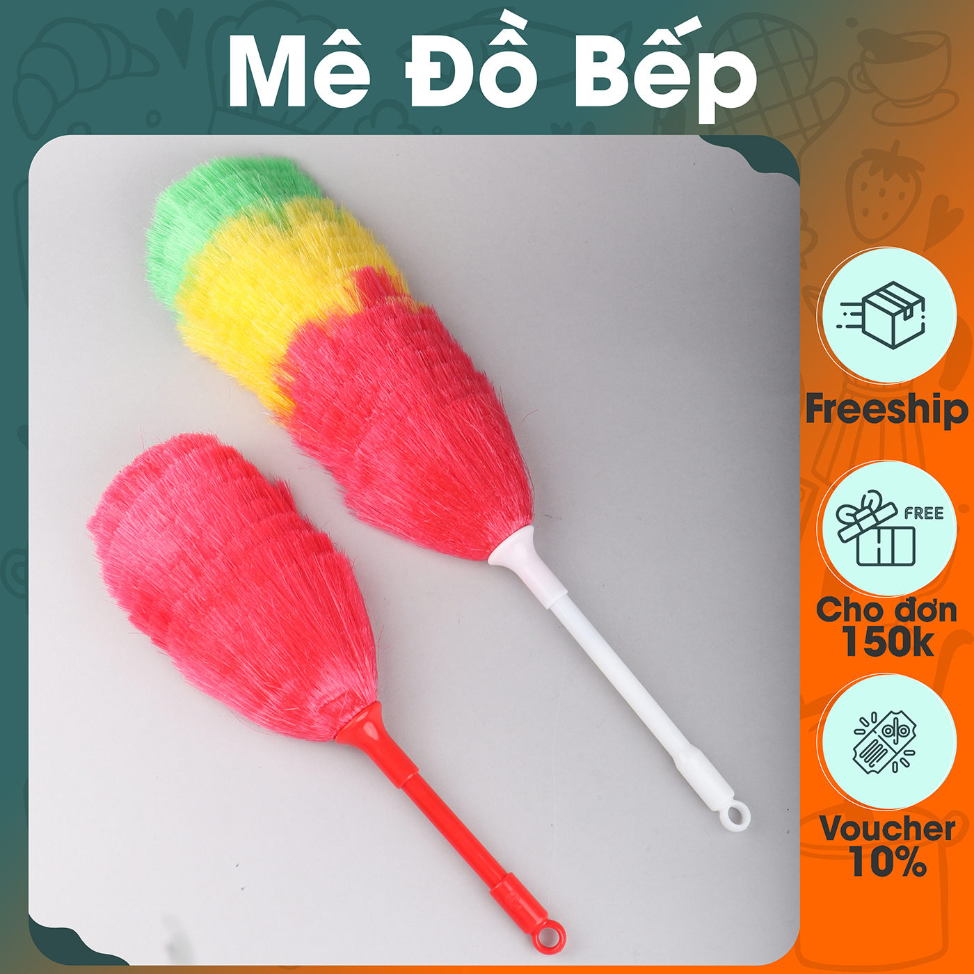 Chổi quét bụi lông mềm Canary Duster Bam House Đài loan cao cấp CQ01 – BamBam Store