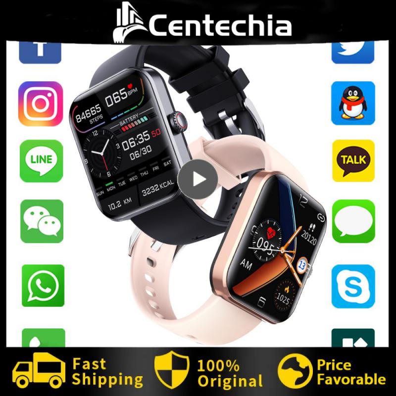 Đồng hồ thể thao không thấm nước Đồng hồ thông minh đồng hồ thông minh đồng hồ thông minh 1.91 inch Mới Đồng hồ thông minh thể thao đường huyết áp lực oxy