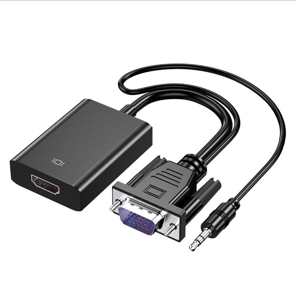 Cáp chuyển đổi vga sang hdmi có audio - avg+audio to hdmi