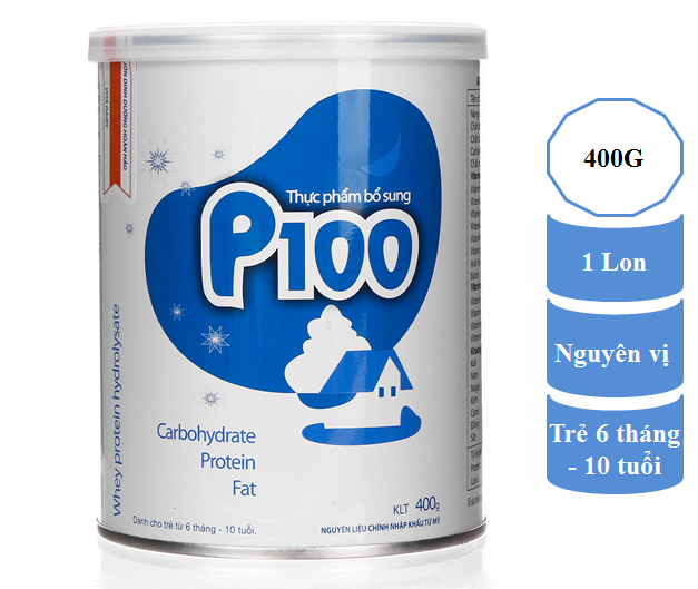 Sữa P100 - Dành cho trẻ biếng ăn, suy dinh dưỡng