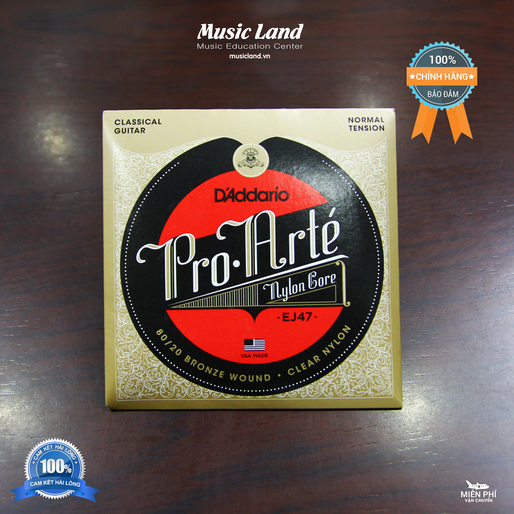 Dây đàn guitar classic d’addario ej47 – chính hãng