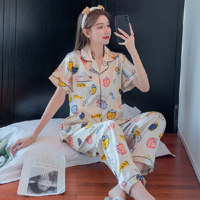 Đồ bộ Pyjama lụa Latin, đồ bộ Pijama lụa Latin nữ quần dài