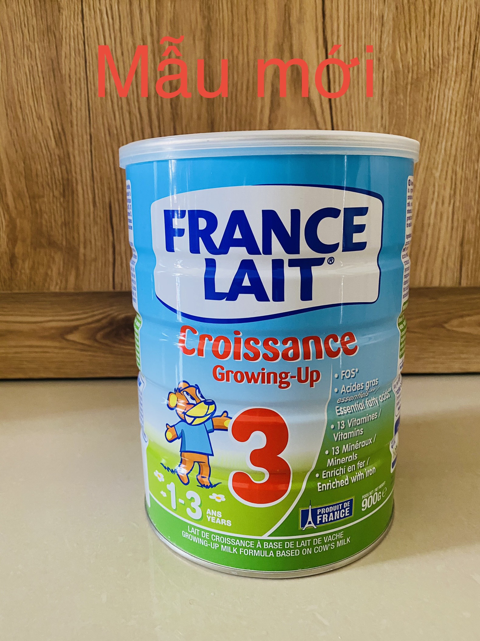 Sữa france lait 3 - 900 - dinh dưỡng dành cho trẻ từ 1 đến 3 tuổi
