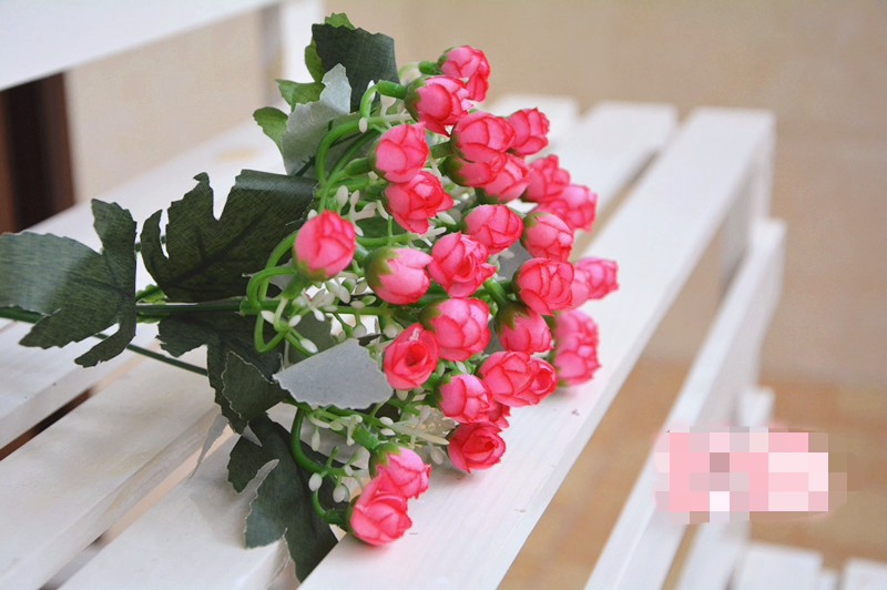 Hoa giả/Cụm hoa  hồng nhí nhỏ xinh