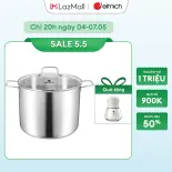 (SALE 5.5)Nồi luộc gà inox 304 elmich EL- 2536IN