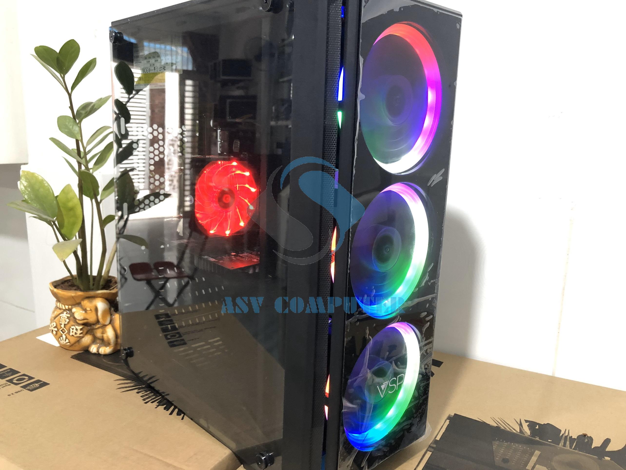 [Trả góp 0%]Máy chiến lol  cf i3-3220 RAM 8GBCard GT 630 Case đầy đủ led như hình