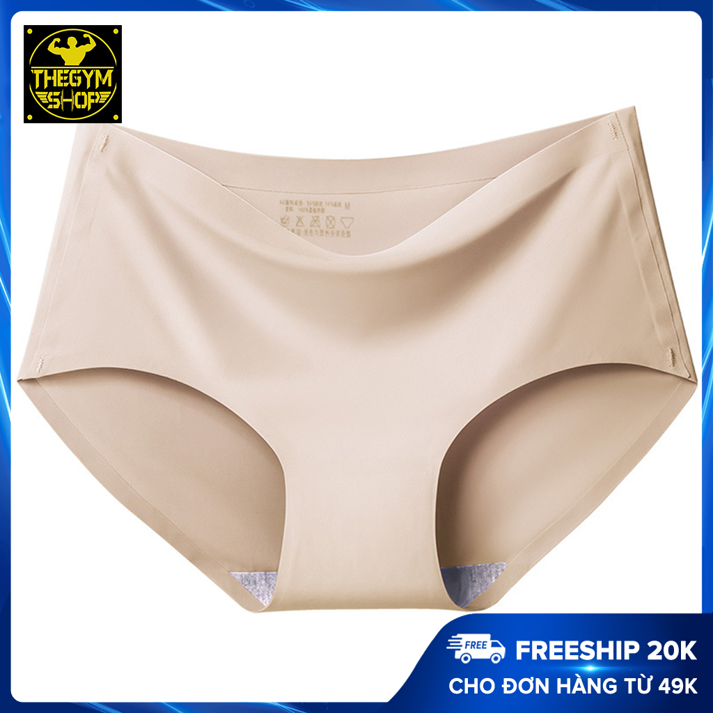 Quần lót nữ thun lạnh đúc su không đường may, mặc trong quần legging không lộ viền