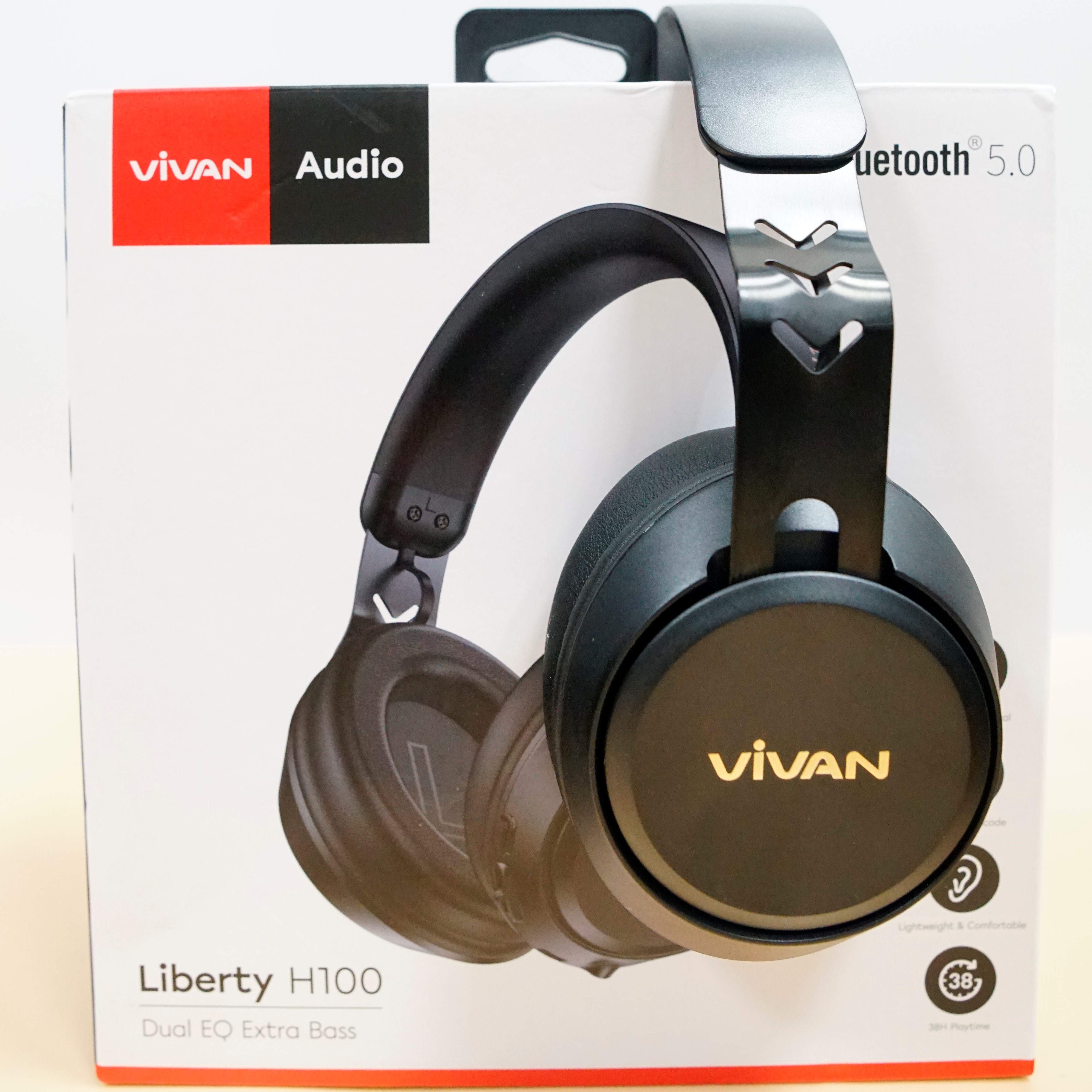 Tai Nghe Bluetooth Over-Ear VIVAN Liberty H100 Siêu nhẹ 200g Chống Ồn Thụ