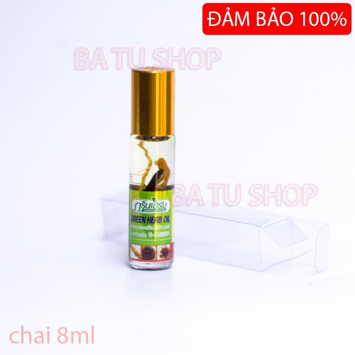 Dầu gió lăn Tinh dầu Nhân Sâm Thái Lan ( lấy từ Trực Tiếp) lọ 8ml