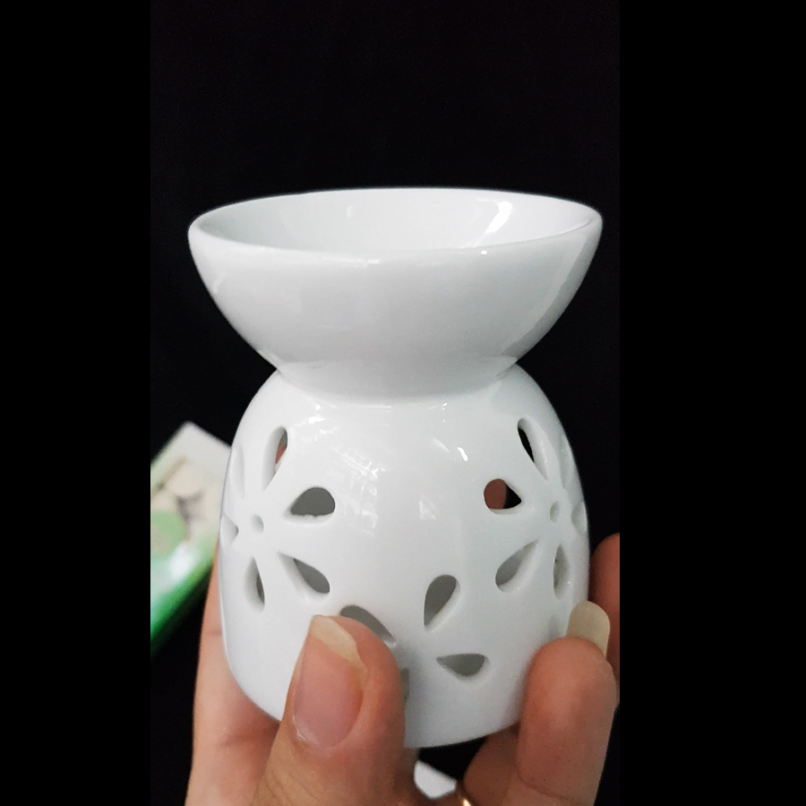 Đèn Xông Tinh Dầu Đốt Bằng Nến Bát Tràng