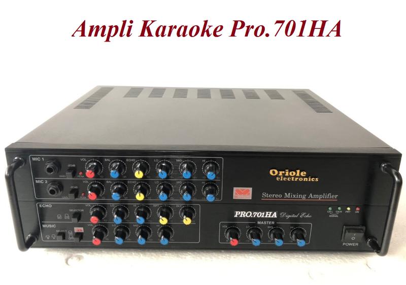 Âm ly karaoke âm ly nge nhạc amply oriole pro.701ha - 701ha