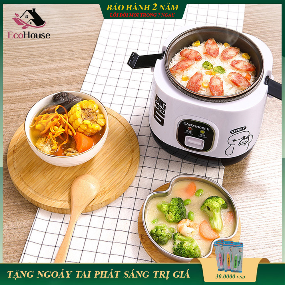 Nồi cơm điện mini, cặp lồng nấu cơm 3, đa năng nấu cơm, hâm nóng thức ăn an toàn tiện lợi , thiết kế nhỏ gọn, dễ dàng mang theo Bảo hành 12 tháng lỗi đổi mới trong 7 ngày