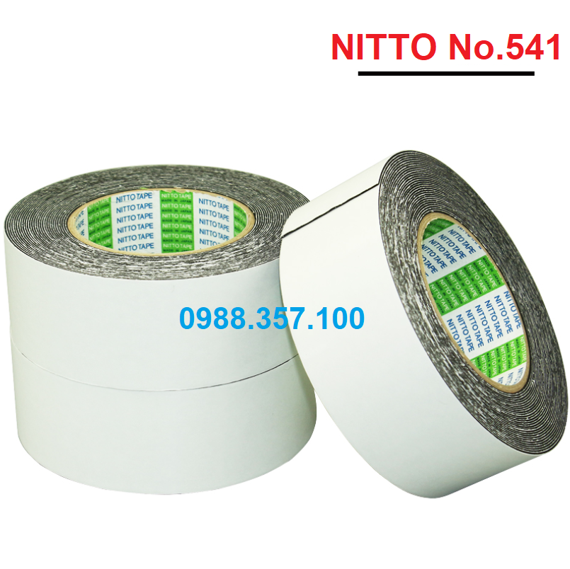 Băng dính hai mặt đen Nitto 541 Nhật Bản