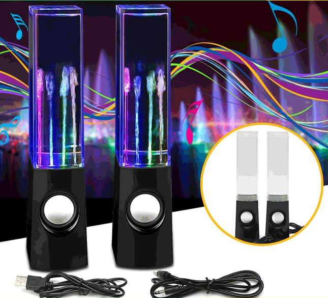 Loa vi tính phun nước theo điệu nhạc