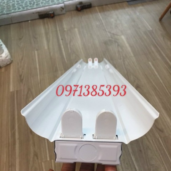 02 MÁNG ĐÈN PHẢN QUANG SƠN TRẮNG 2 BÓNG 1.2M- MÁNG ĐÈN LED- MPQ2B