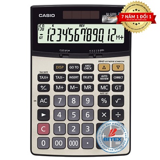 Máy tính casio dj-220d plus chính hãng, giá rẻ