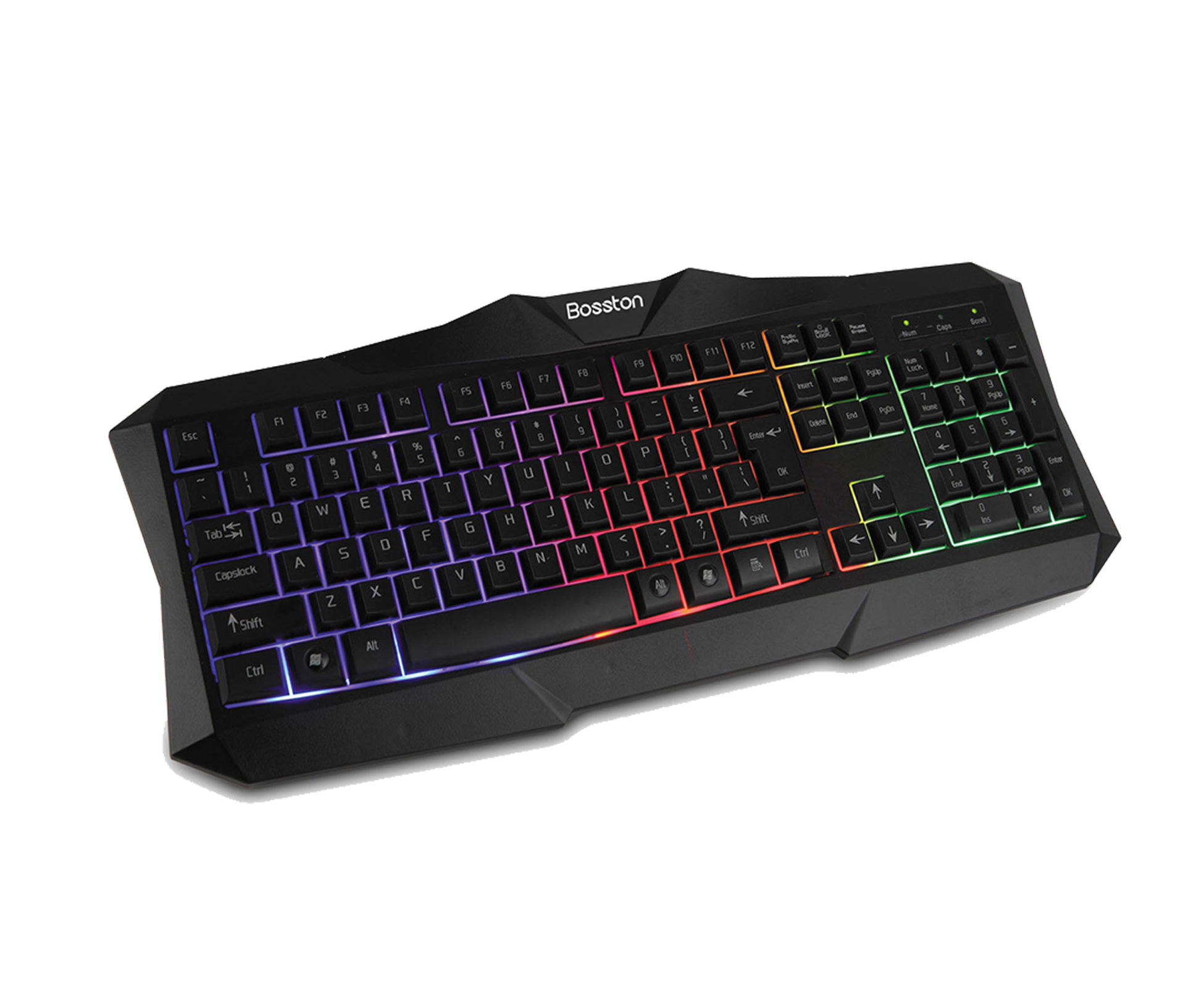 Bàn phím bosston x19 đèn led