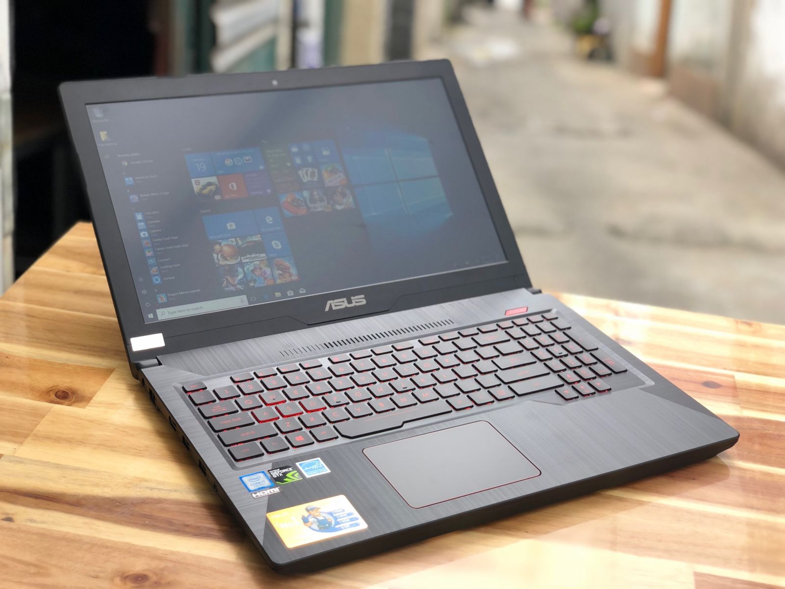 Laptop asus rog fx503vd/ i5 7300hq/ 8g/ ssd128 + 1000g/ gtx1050 4g/ chuyên game/ giá rẻ